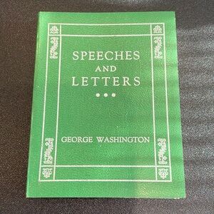 COPY - Vintage little bound book of speeches & letters by George Washington